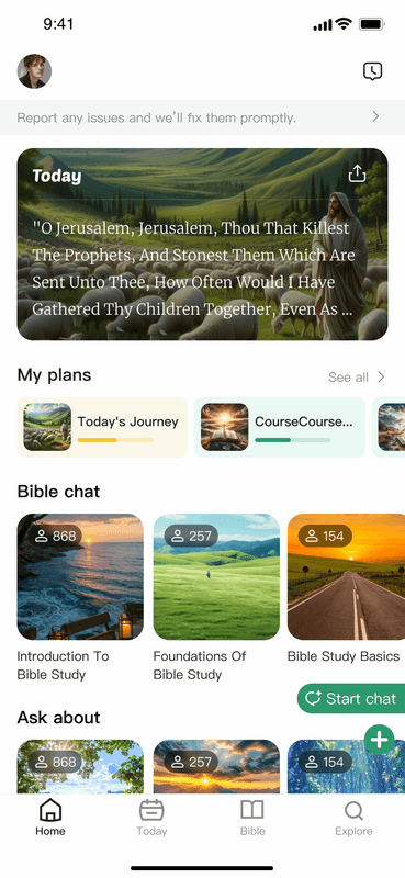SpiriseBible App